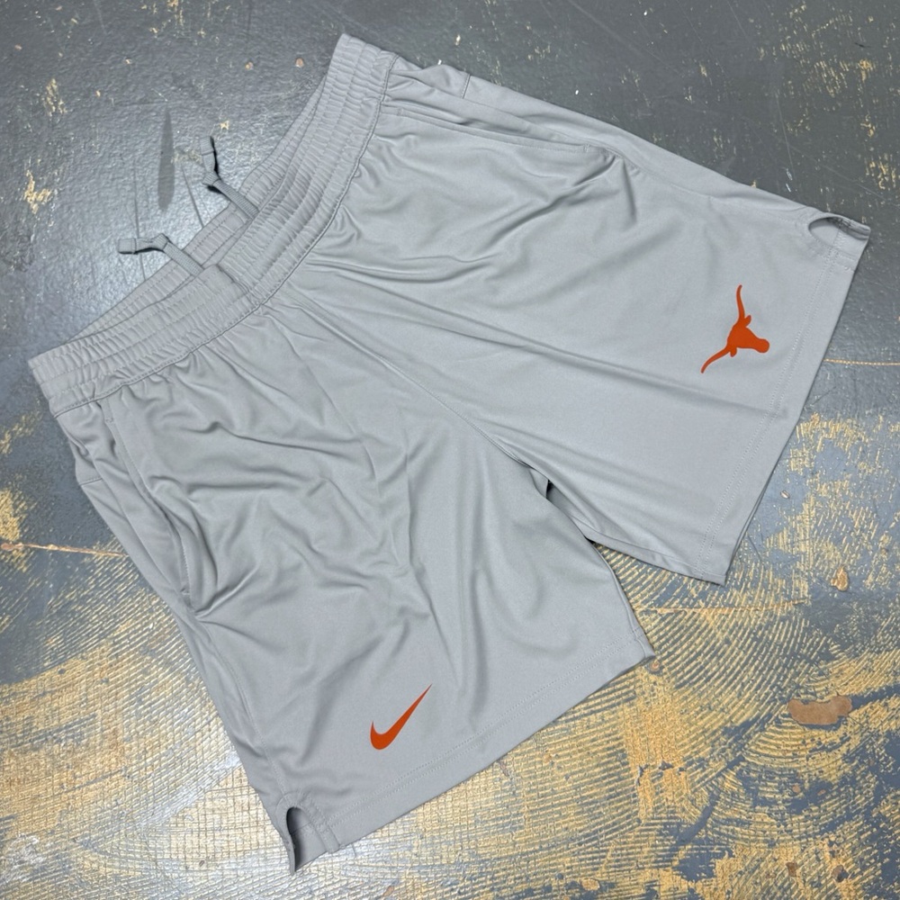 Nike Texas Longhorns Dri Fit Grey Shorts 02TL-09T Small Basketball Football